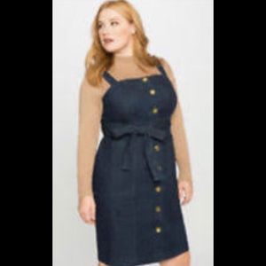 Eloquii Dark Blue Denim Dress!